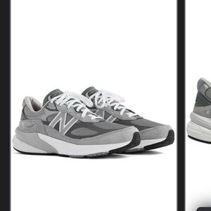 New Balance Gray and White Athletic Shoes